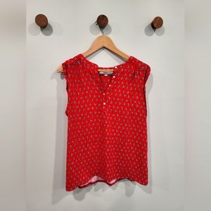 Red Printed Loft Tank